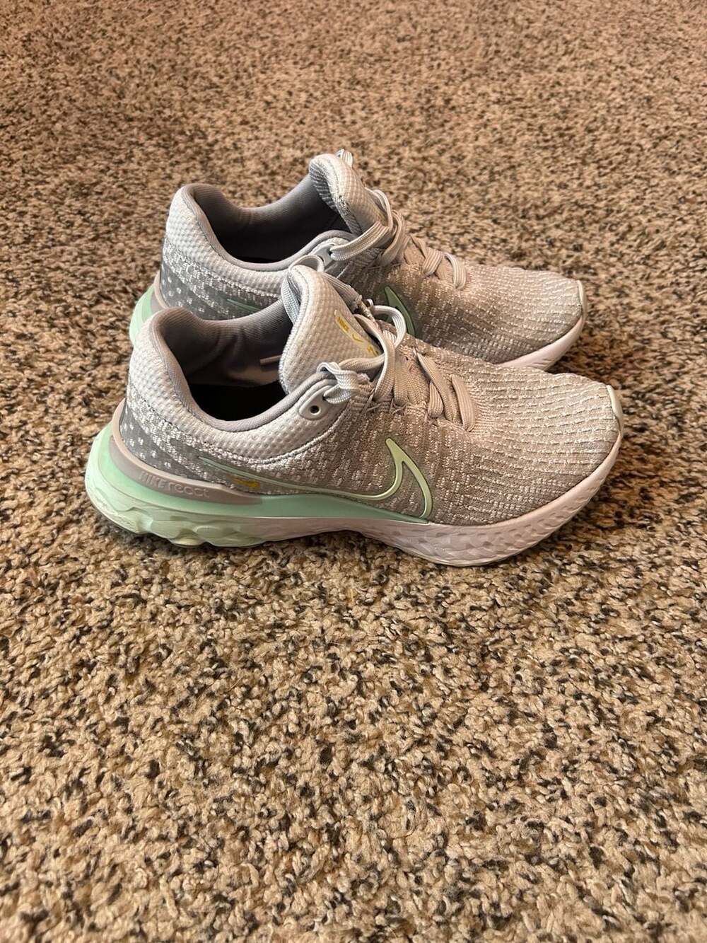Nike React Infinity Run Flyknit Running Shoes Gray